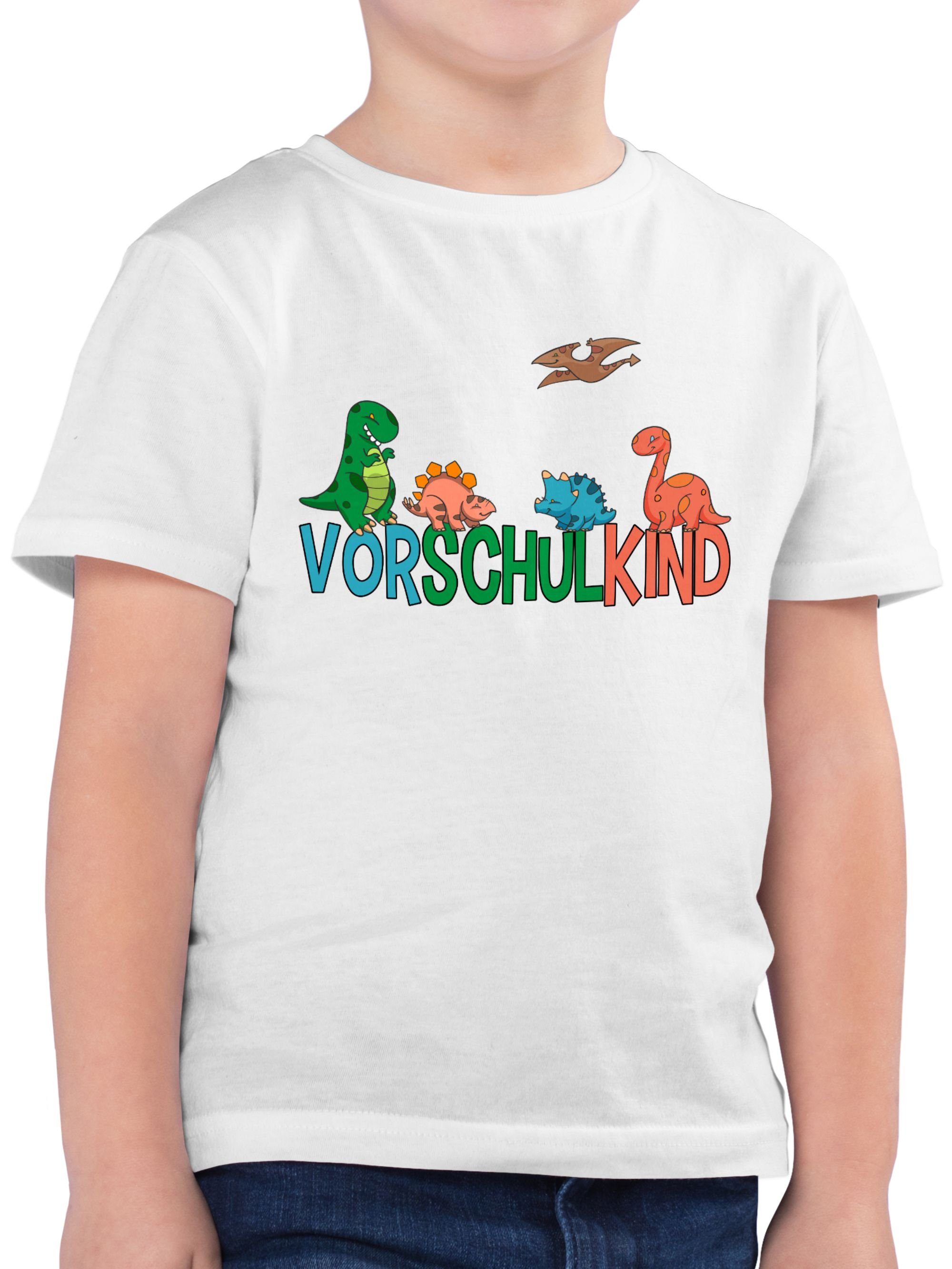 Shirtracer T-Shirt Vorschulkind Dinos - Vorschulkinder Geschenke